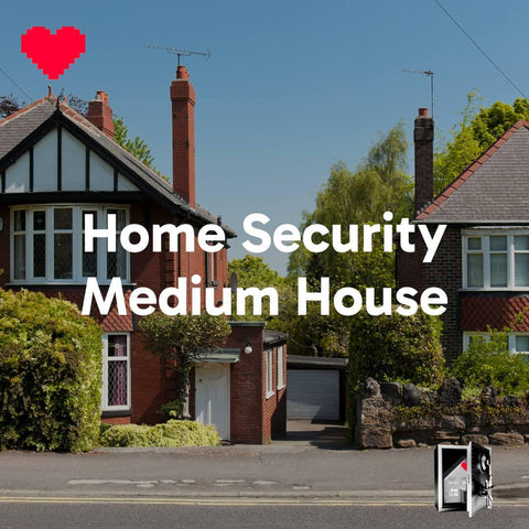 Home Security - Medium House - Peach Loves Digital