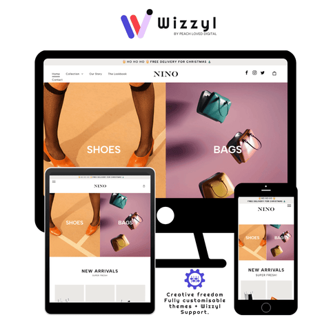 Free Wizzyl Website 🚀 - Peach Loves Digital