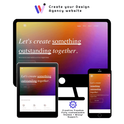 Done-For-You Wizzyl Websites - Peach Loves Digital