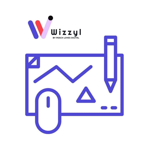 Wizzyl Comprehensive Design Package - Peach Loves Digital